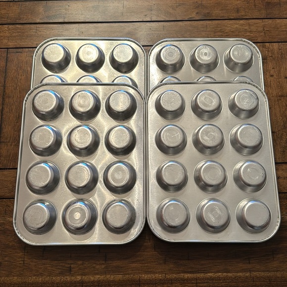 Baking Mini Muffin Aluminum Pans (set of 5) - Picture 7 of 8